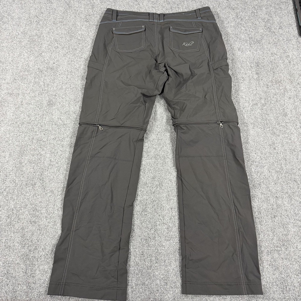 Kuhl Kliffside Convertible Cargo Pants Womens Size 14 Dark Gray Outdoors Hiking - Picture 2 of 9